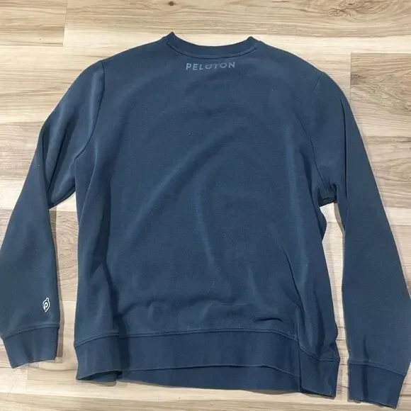 Peloton Elevate Pocket Crewneck Pullover Sweatshirt Navy Women’s 2XL - Picture 6 of 7